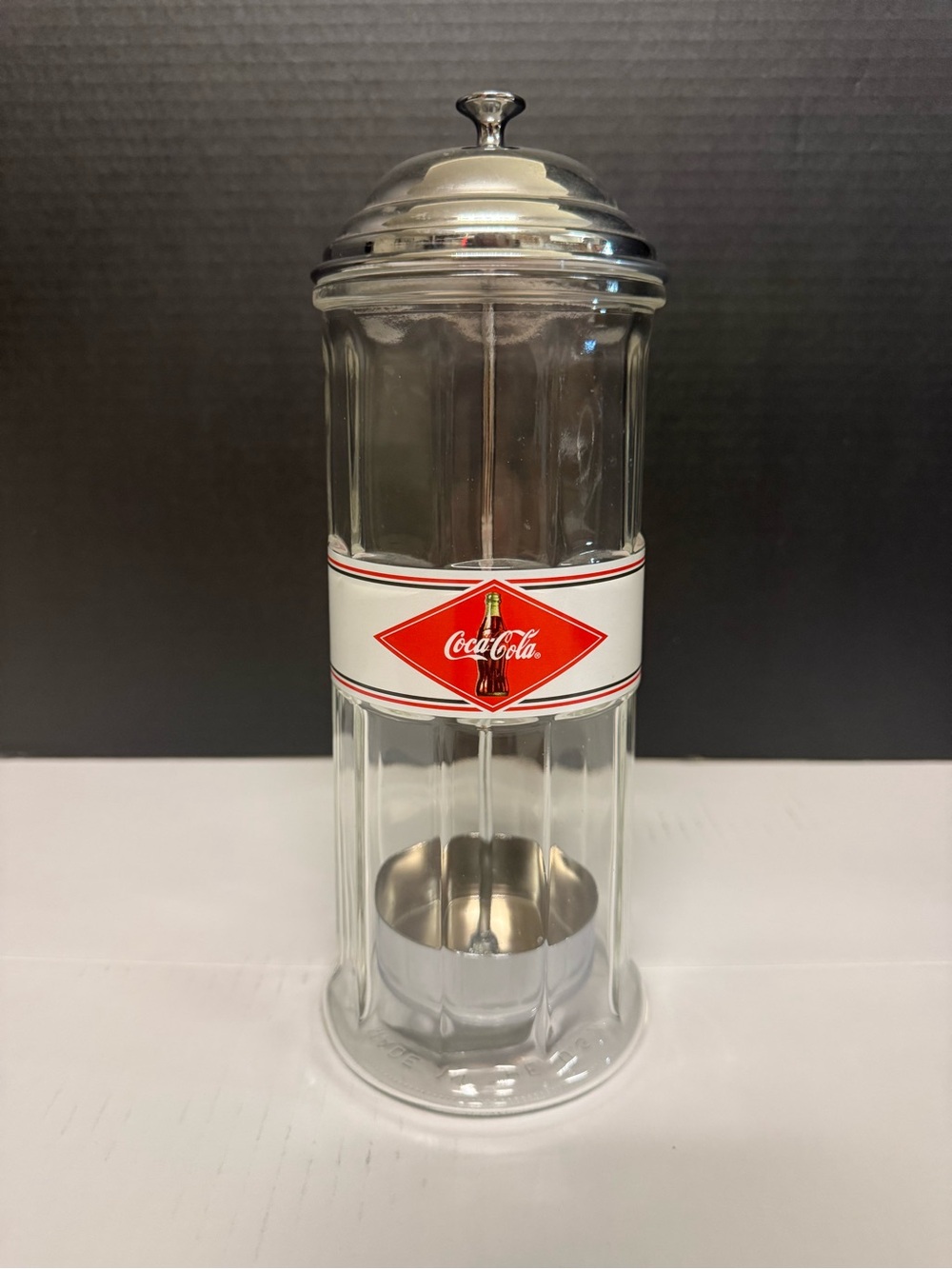 Coca Cola Clear Glass Canister